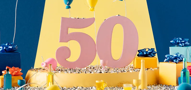 Blahoželanie k 50-tke mužovi