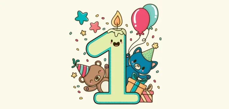 Blahoželania k 1 roku dieťaťa