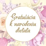 Gratulácia k narodeniu dieťaťa