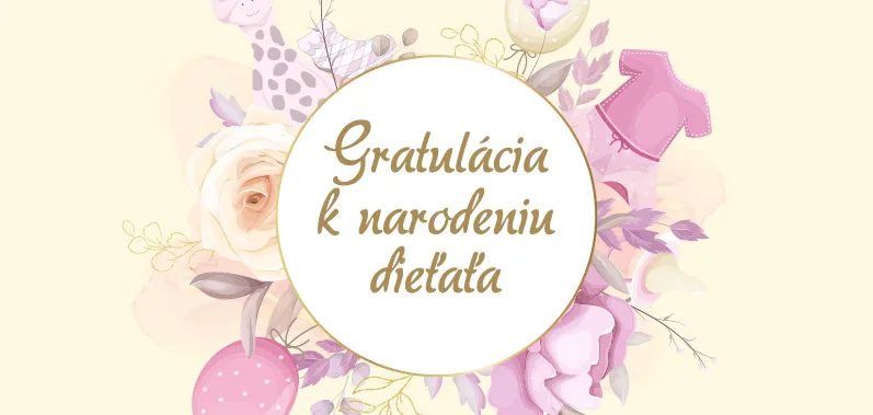 Gratulácia k narodeniu dieťaťa