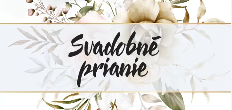 Najlepšie blahopriania k svadbe