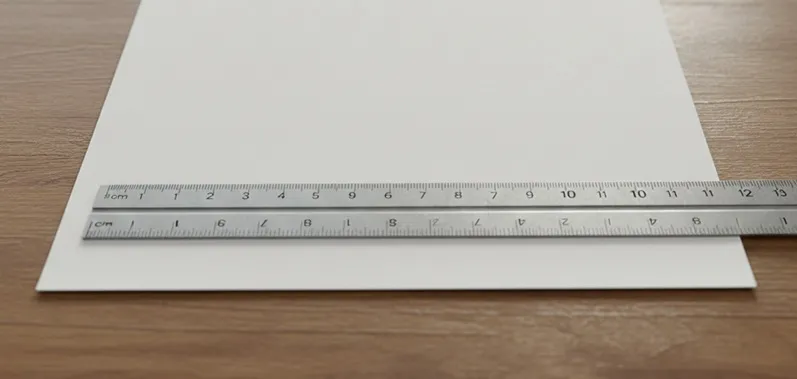 Vytlačte papier a zoberte si pravítko na odmeranie veľkosti pečiatky